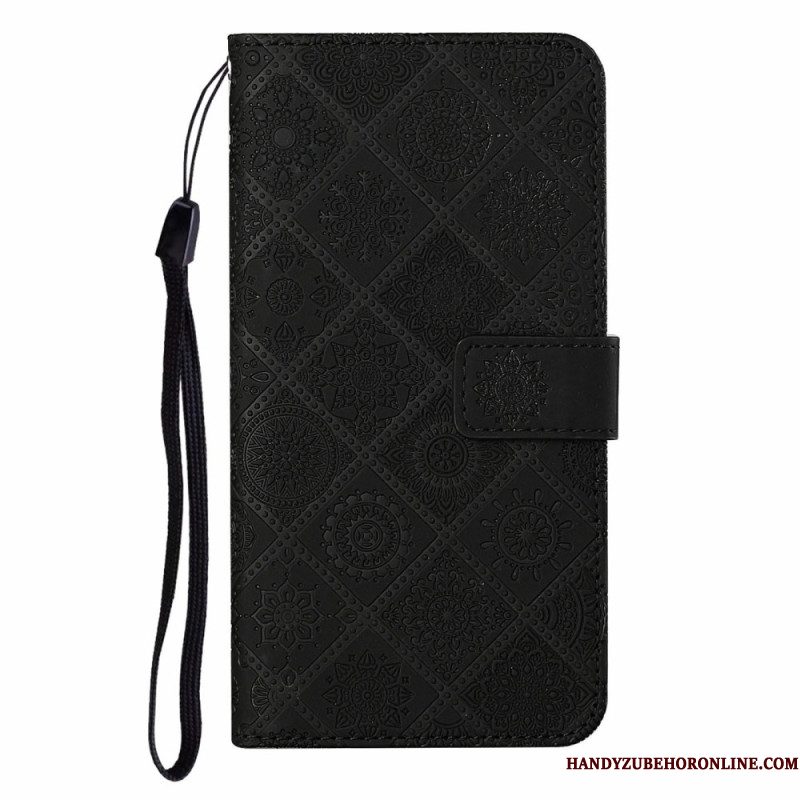 Folio-hoesje iPhone 17 Pro Max Telefoonhoesje Patchwork