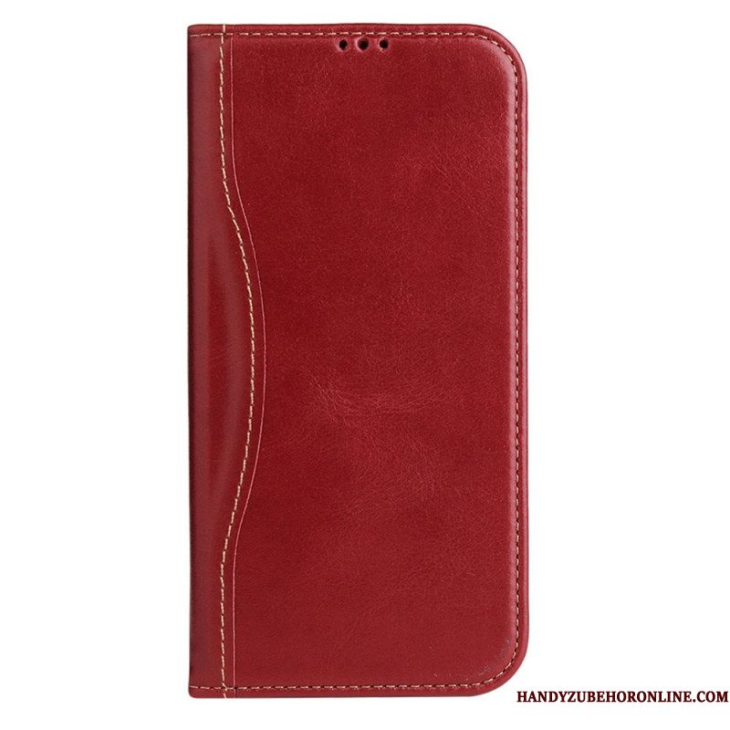 Folio-hoesje iPhone 17 Pro Premium Leerdesign