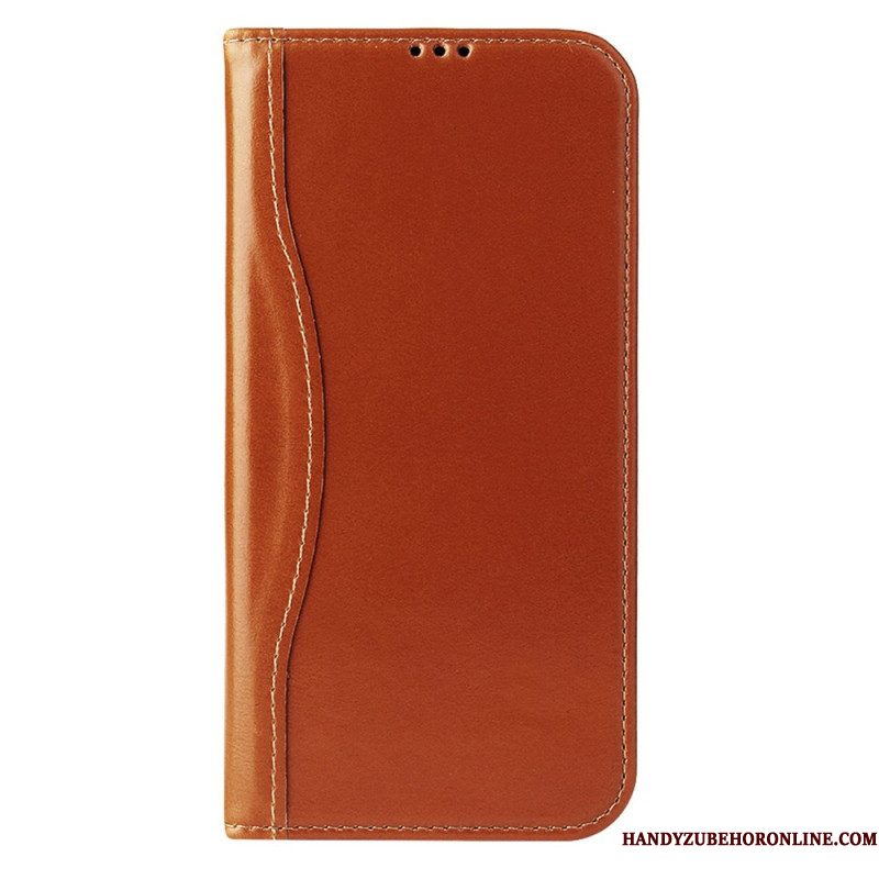 Folio-hoesje iPhone 17 Pro Premium Leerdesign