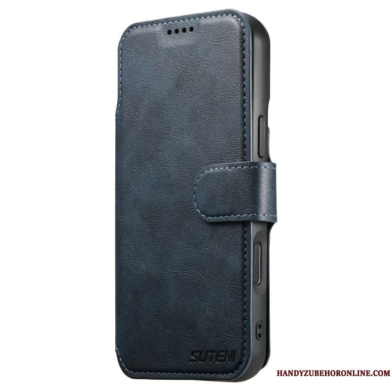 Folio-hoesje iPhone 17 Pro Telefoonhoesje Magnetisch Met Retro Afneembare Hoes