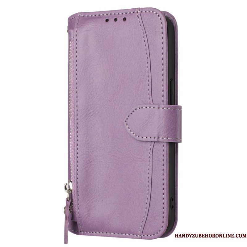 Folio-hoesje iPhone 17 Pro Telefoonhoesje Retro Bandje