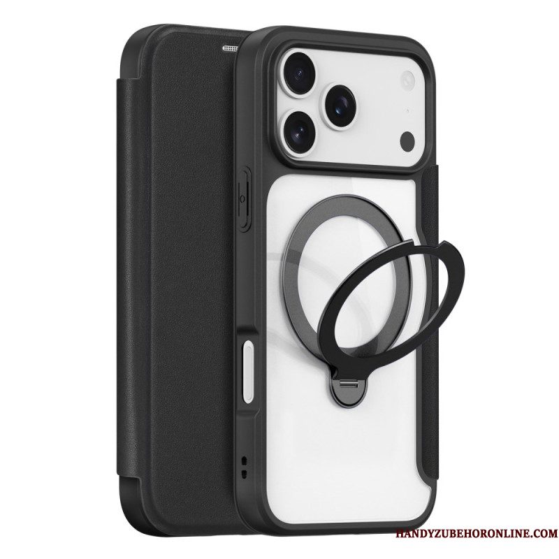 Folio-hoesje iPhone 17 Pro Telefoonhoesje Skin X Pro-serie Met Dux Ducis-standaard