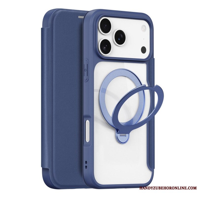 Folio-hoesje iPhone 17 Pro Telefoonhoesje Skin X Pro-serie Met Dux Ducis-standaard