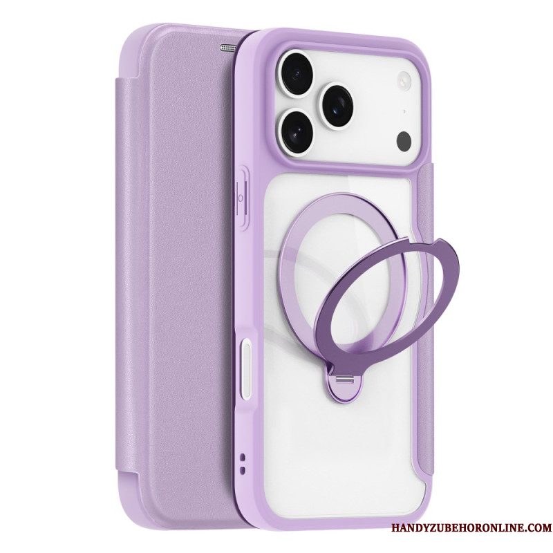 Folio-hoesje iPhone 17 Pro Telefoonhoesje Skin X Pro-serie Met Dux Ducis-standaard