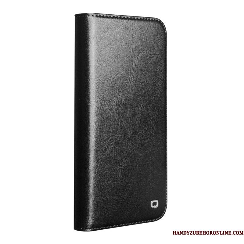 Folio-hoesje iPhone Air Echt Leer Qialino Bescherming Hoesje