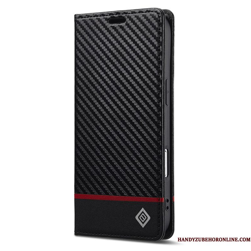 Folio-hoesje iPhone Air Koolstofvezel Lc.imeeke