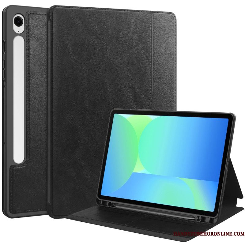 Hoesje Case Samsung Galaxy Tab S10 Fe Telefoonhoesje Leerlook