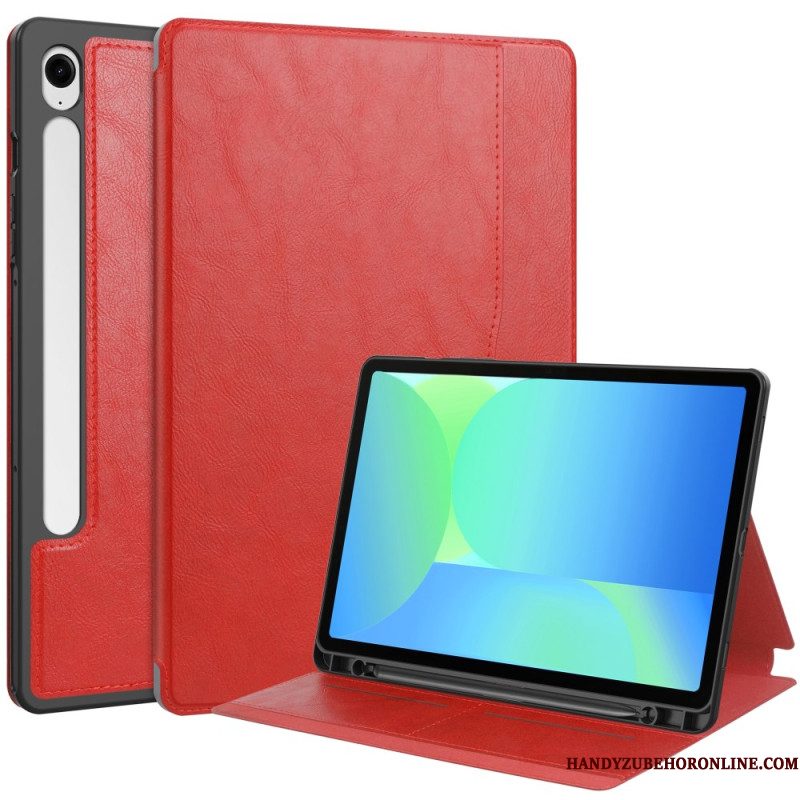 Hoesje Case Samsung Galaxy Tab S10 Fe Telefoonhoesje Leerlook