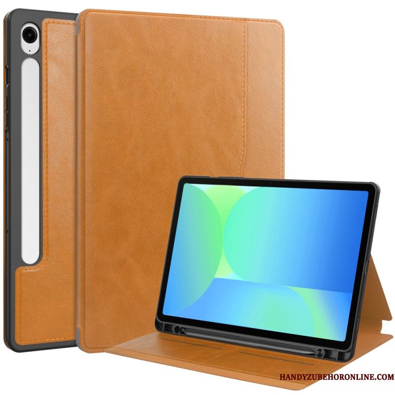 Hoesje Case Samsung Galaxy Tab S10 Fe Telefoonhoesje Leerlook