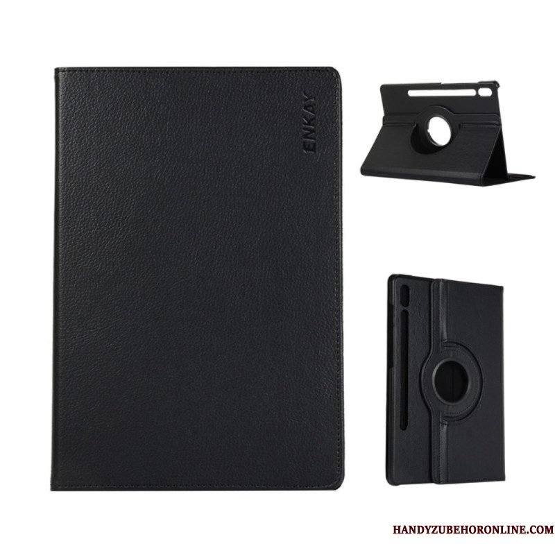Hoesje Case Samsung Galaxy Tab S10 Plus Geïntegreerd 360 Graden Draaibaar Ontwerp Enkay