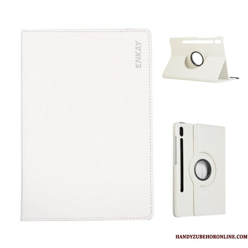 Hoesje Case Samsung Galaxy Tab S10 Plus Geïntegreerd 360 Graden Draaibaar Ontwerp Enkay