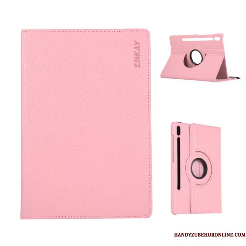 Hoesje Case Samsung Galaxy Tab S10 Plus Geïntegreerd 360 Graden Draaibaar Ontwerp Enkay