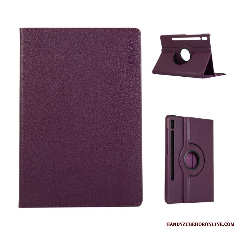 Hoesje Case Samsung Galaxy Tab S10 Plus Geïntegreerd 360 Graden Draaibaar Ontwerp Enkay