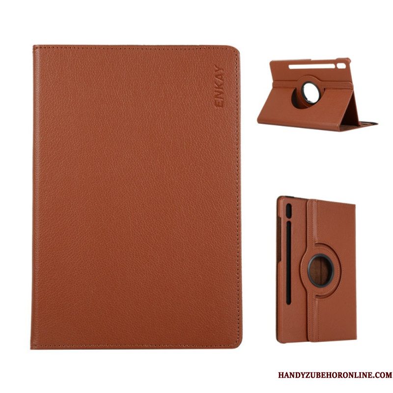 Hoesje Case Samsung Galaxy Tab S10 Plus Geïntegreerd 360 Graden Draaibaar Ontwerp Enkay