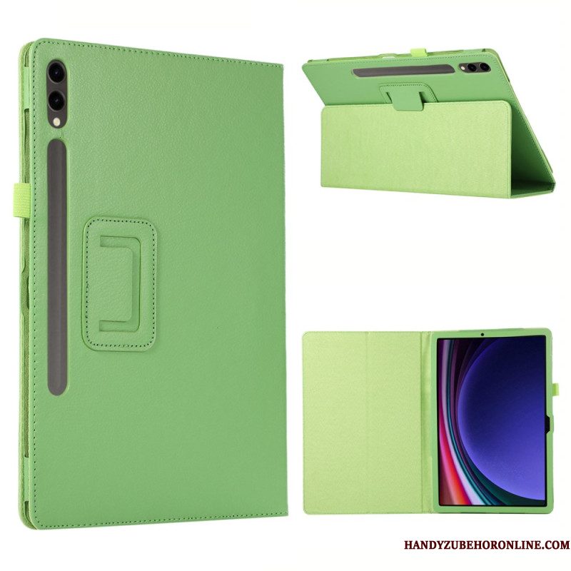 Hoesje Case Samsung Galaxy Tab S10 Plus Telefoonhoesje Lychee-textuur