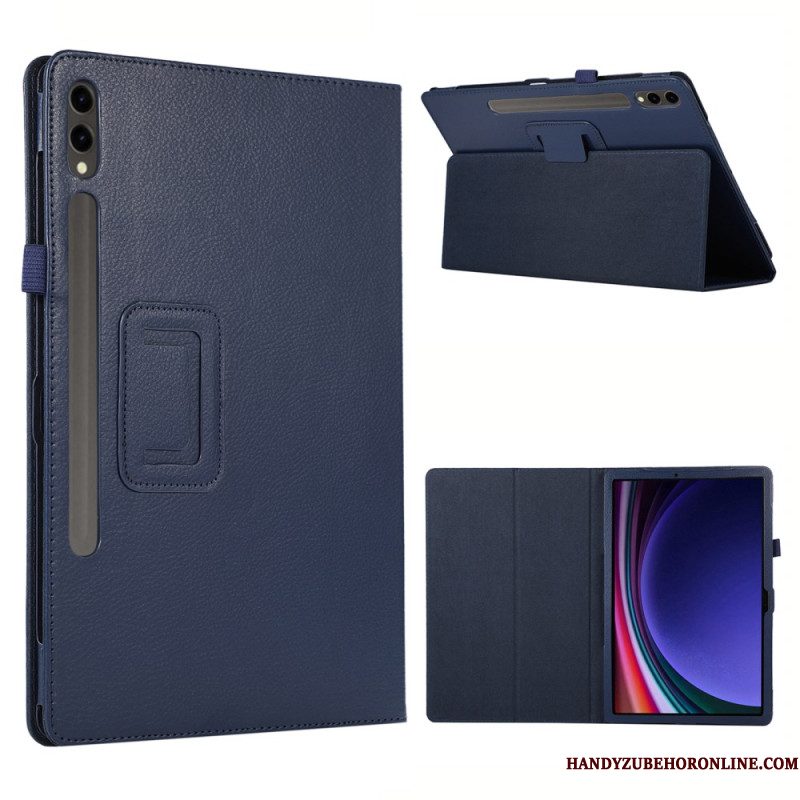 Hoesje Case Samsung Galaxy Tab S10 Plus Telefoonhoesje Lychee-textuur