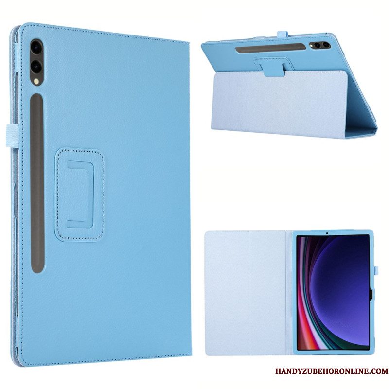 Hoesje Case Samsung Galaxy Tab S10 Plus Telefoonhoesje Lychee-textuur