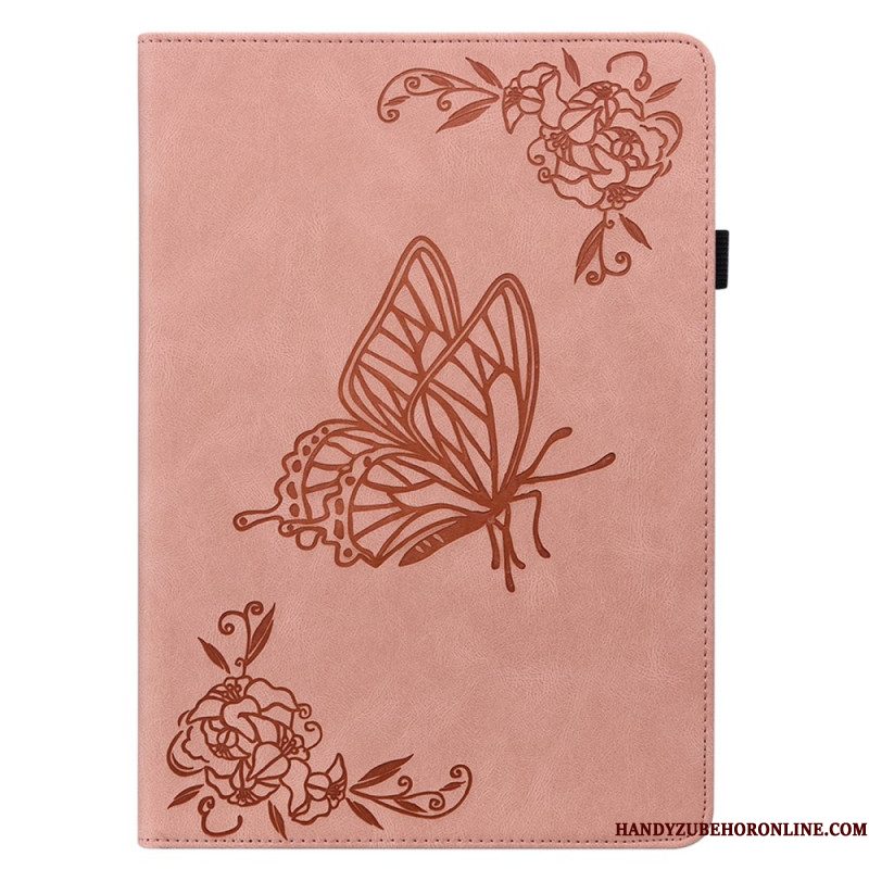 Hoesje Case Samsung Galaxy Tab S10 Plus Telefoonhoesje Vlinder