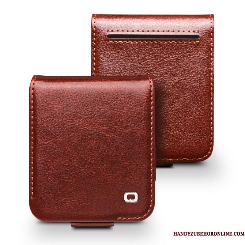 Hoesje Case Samsung Galaxy Z Flip 7 Fe Telefoonhoesje Echt Leer