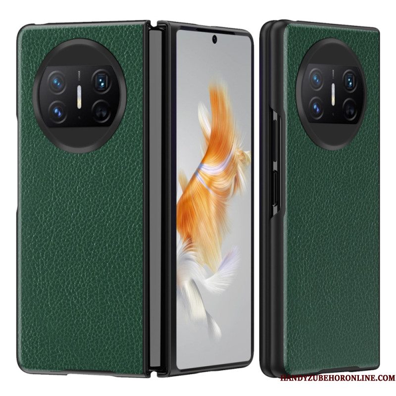 Hoesje Huawei Mate X3 Lychee Leerstijl