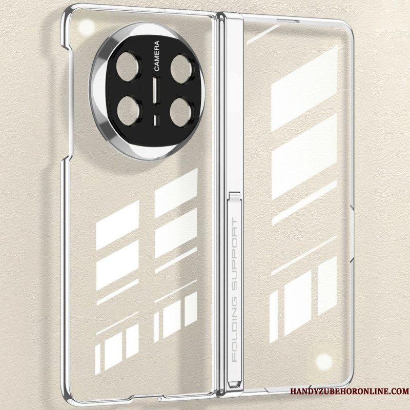Hoesje Huawei Mate X6 Transparant Met Scharnier En Gehard Glas