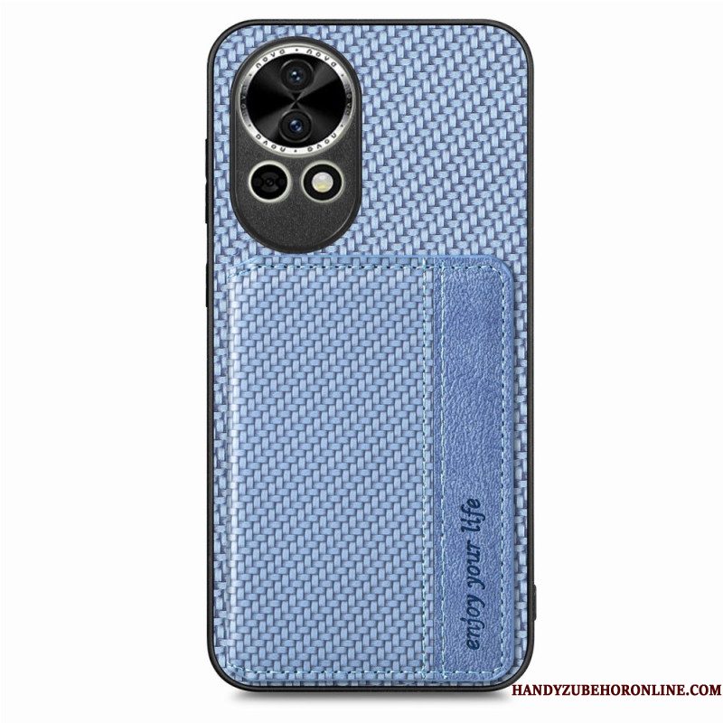 Hoesje Huawei Nova 13 Kaarthouder Van Koolstofvezel Bescherming Hoesje