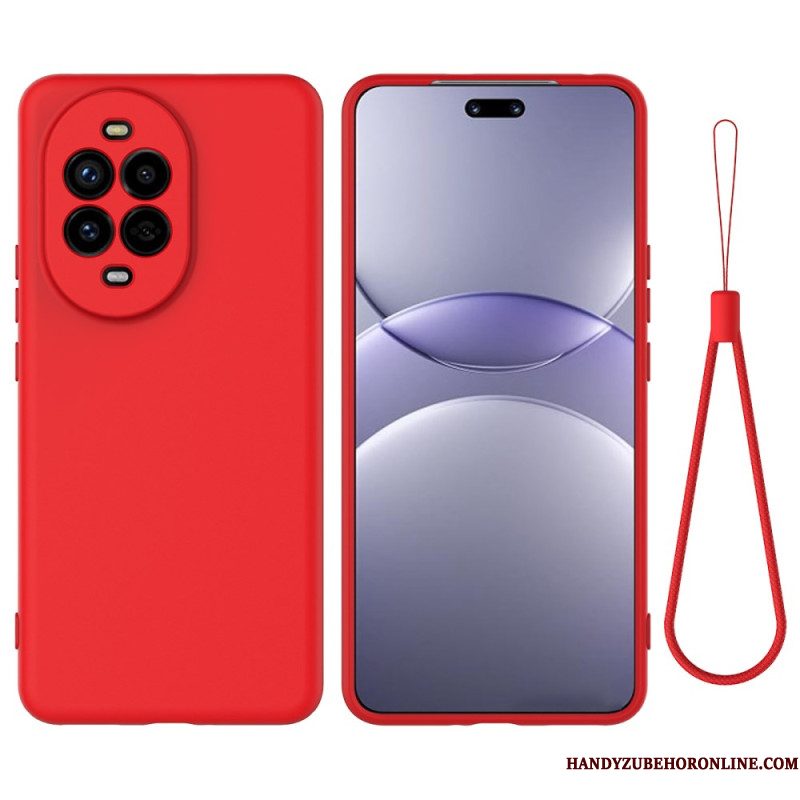 Hoesje Huawei Nova 13 Pro Bandje Van Vloeibaar Siliconen