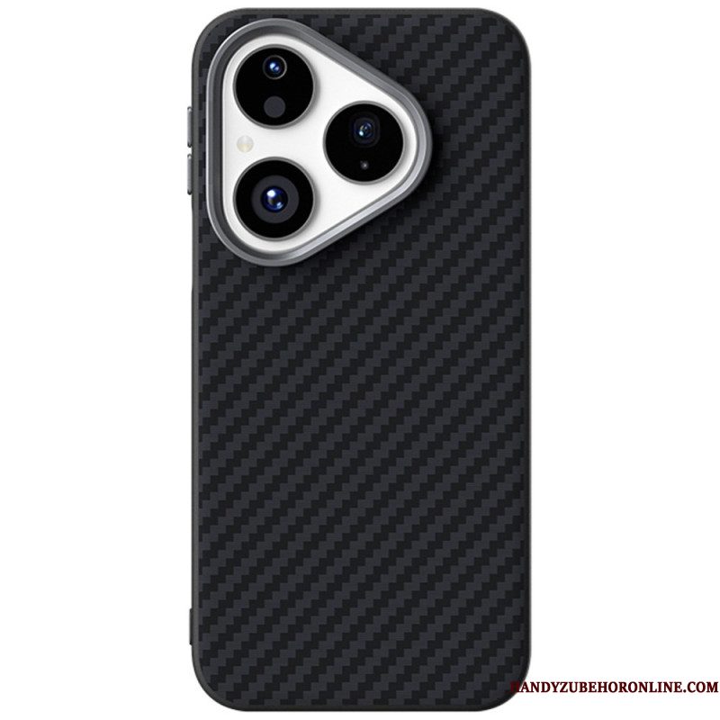 Hoesje Huawei Pura 80 Magsafe Koolstofvezeltextuur Abeel Bescherming Hoesje