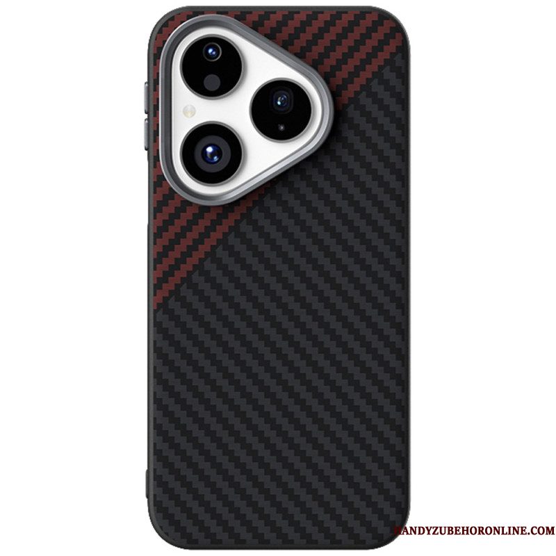 Hoesje Huawei Pura 80 Magsafe Koolstofvezeltextuur Abeel Bescherming Hoesje