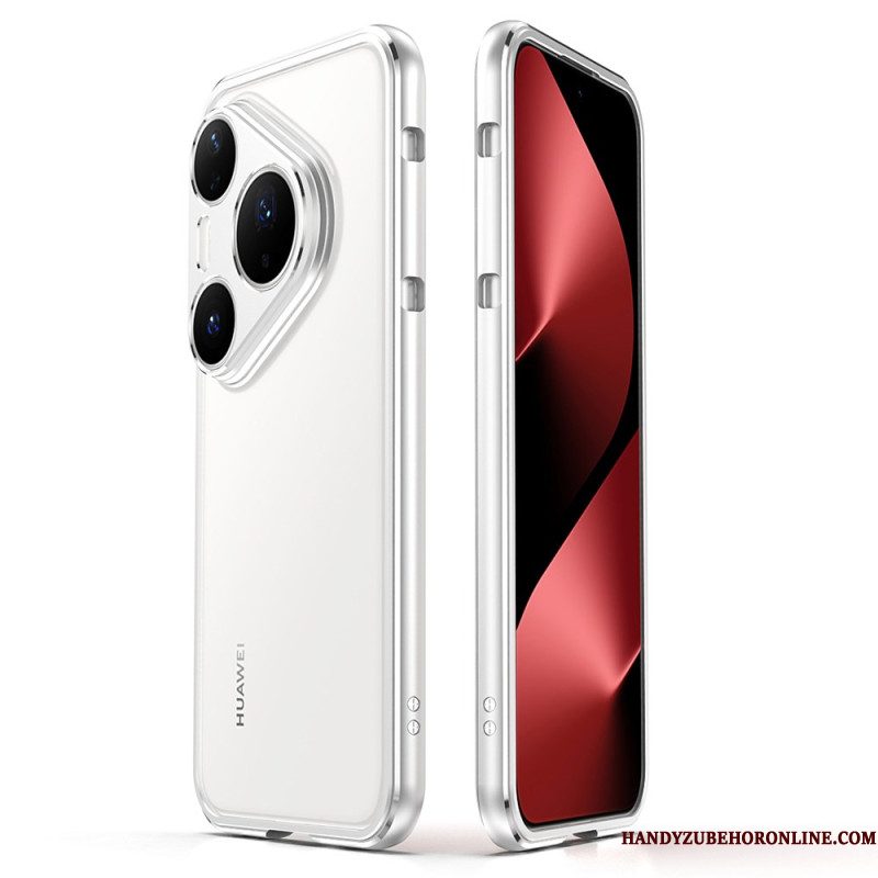 Hoesje Huawei Pura 80 Pro Bumper Met Lensbeschermer Bescherming Hoesje