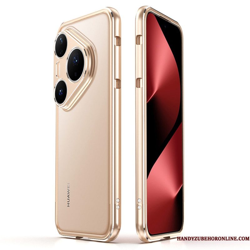 Hoesje Huawei Pura 80 Pro Bumper Met Lensbeschermer Bescherming Hoesje