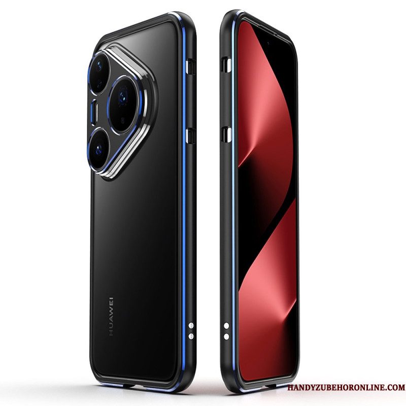 Hoesje Huawei Pura 80 Pro Bumper Met Lensbeschermer Bescherming Hoesje
