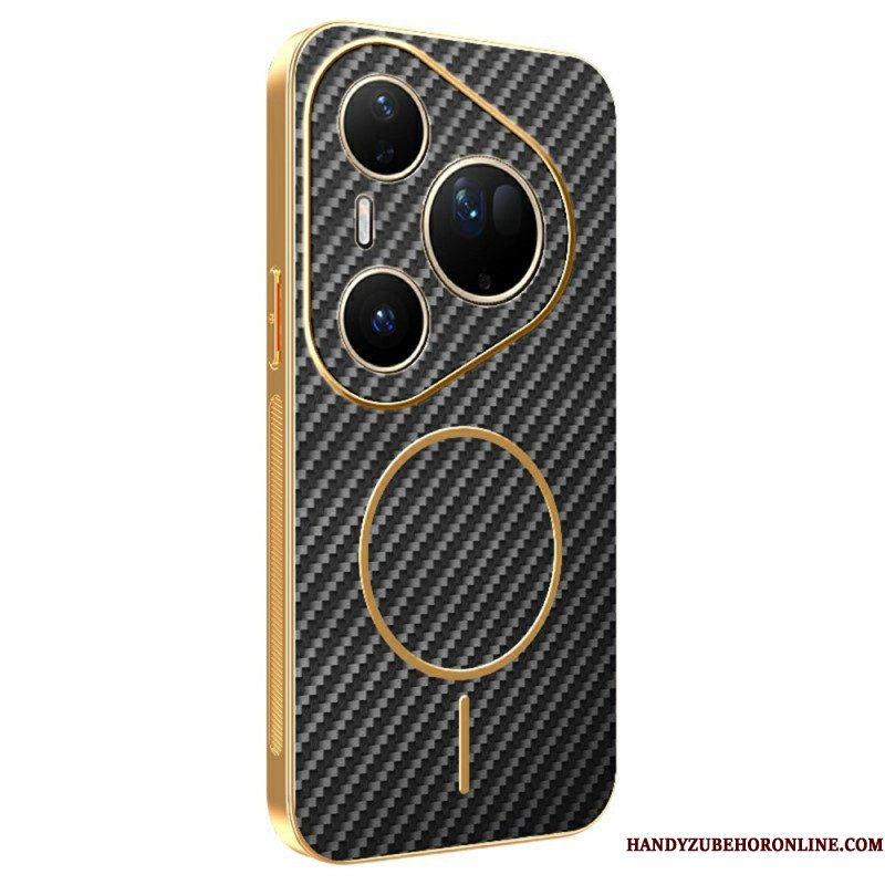 Hoesje Huawei Pura 80 Ultra Koolstofvezeltextuur