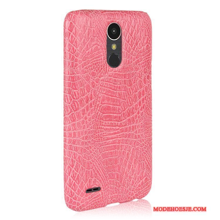 Hoesje Lg K10 2017 Vintage Hardtelefoon, Hoes Lg K10 2017 Bescherming Lichtblauw Anti-fall