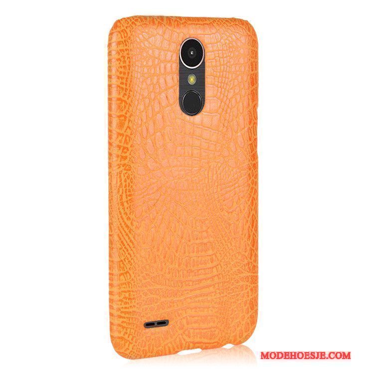 Hoesje Lg K10 2017 Vintage Hardtelefoon, Hoes Lg K10 2017 Bescherming Lichtblauw Anti-fall