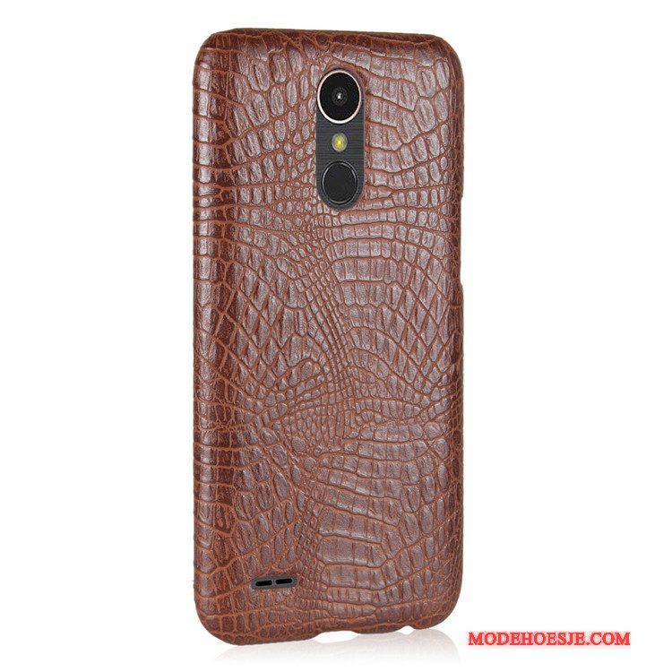 Hoesje Lg K10 2017 Vintage Hardtelefoon, Hoes Lg K10 2017 Bescherming Lichtblauw Anti-fall