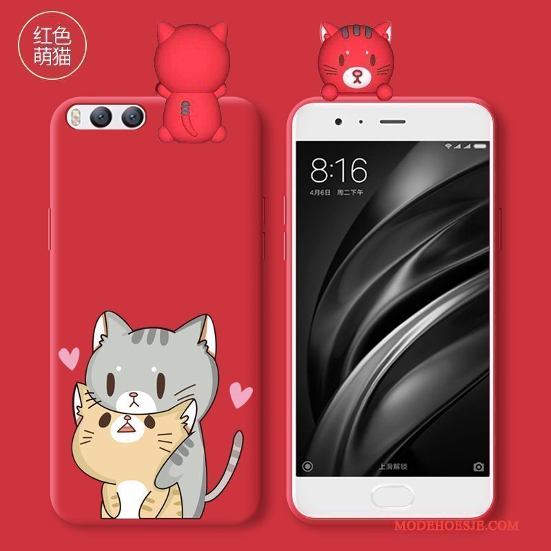 Hoesje Mi 6 Scheppend Schrobbentelefoon, Hoes Mi 6 Bescherming Nieuw Mini
