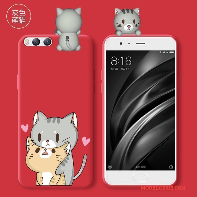 Hoesje Mi 6 Scheppend Schrobbentelefoon, Hoes Mi 6 Bescherming Nieuw Mini