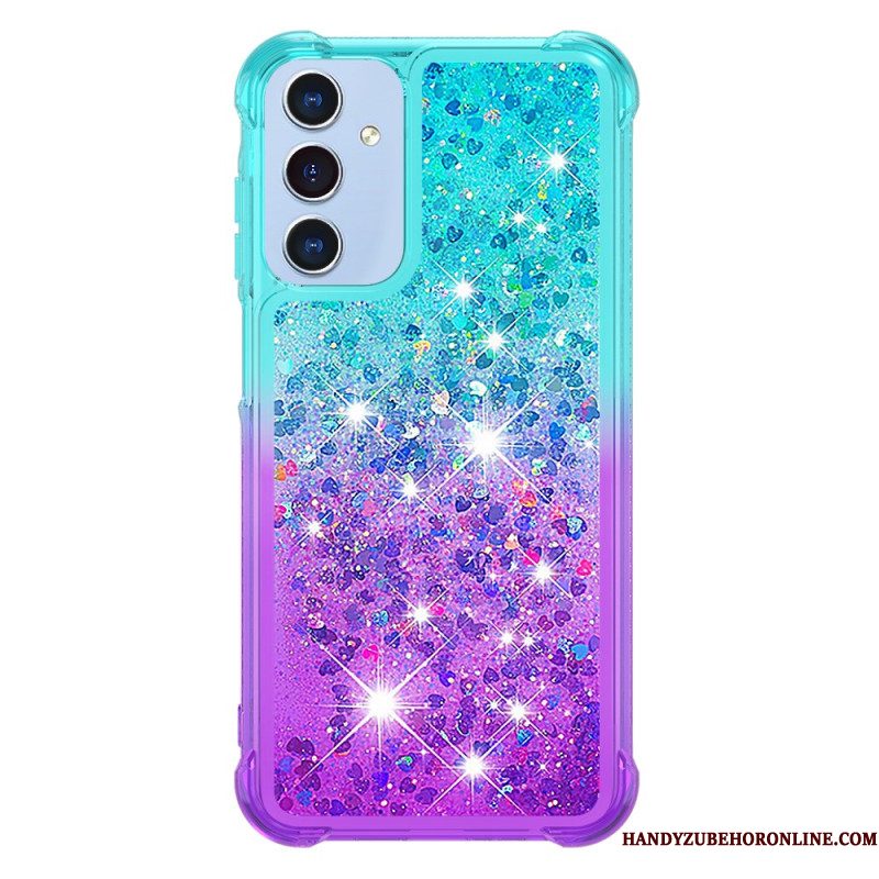 Hoesje Samsung Galaxy A17 4g / 5g Glittergradiënt Bescherming Hoesje