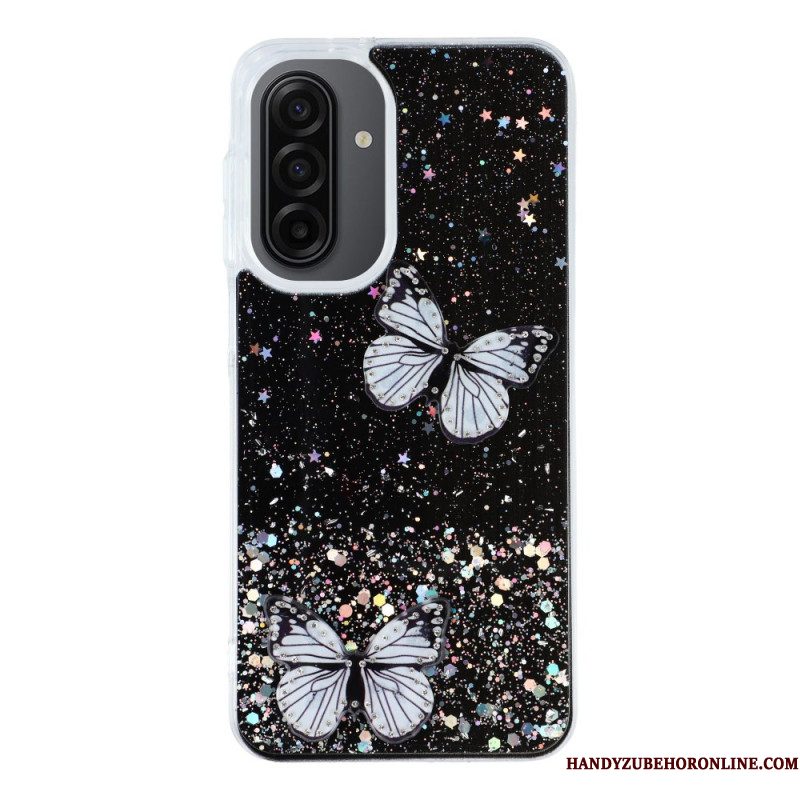 Hoesje Samsung Galaxy A17 4g / 5g Glittervlinders