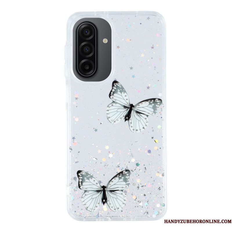 Hoesje Samsung Galaxy A17 4g / 5g Glittervlinders