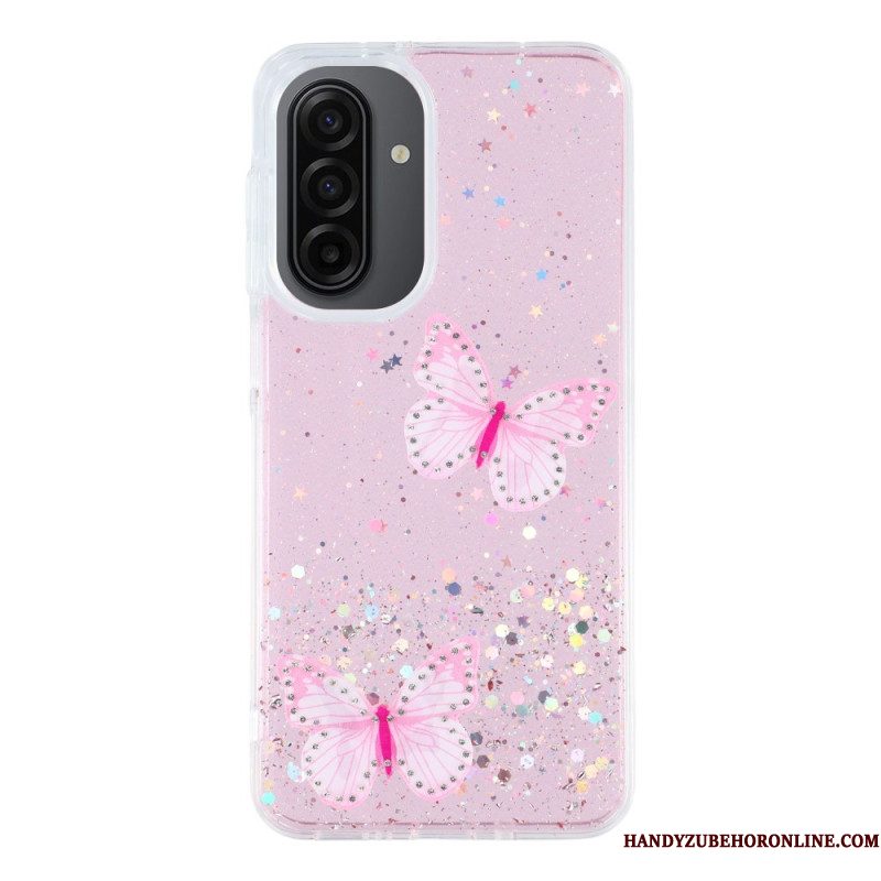 Hoesje Samsung Galaxy A17 4g / 5g Glittervlinders