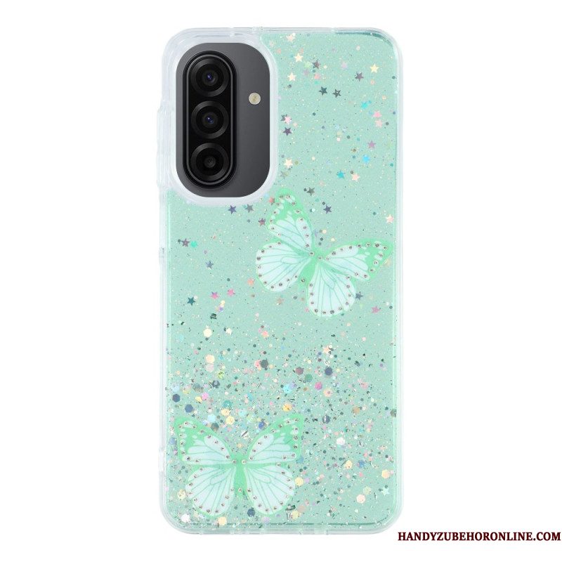 Hoesje Samsung Galaxy A17 4g / 5g Glittervlinders