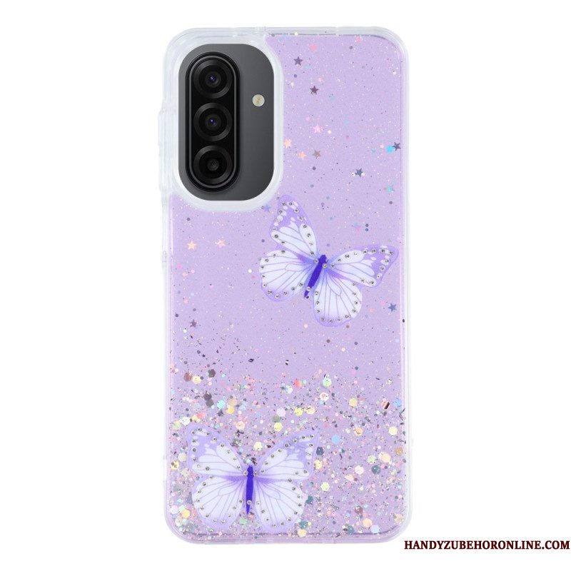 Hoesje Samsung Galaxy A17 4g / 5g Glittervlinders