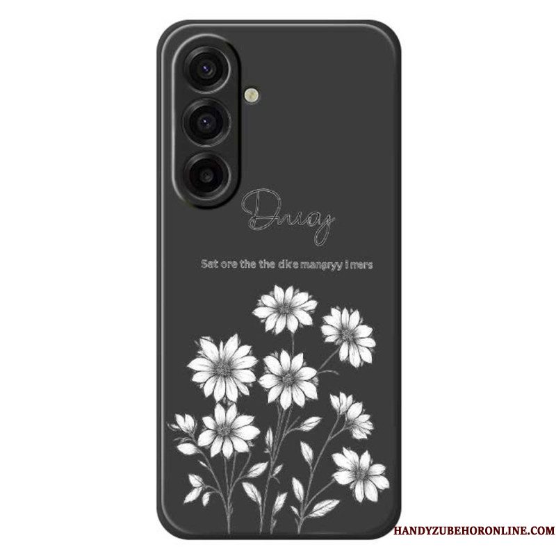 Hoesje Samsung Galaxy A17 4g / 5g Grafische Bloemen