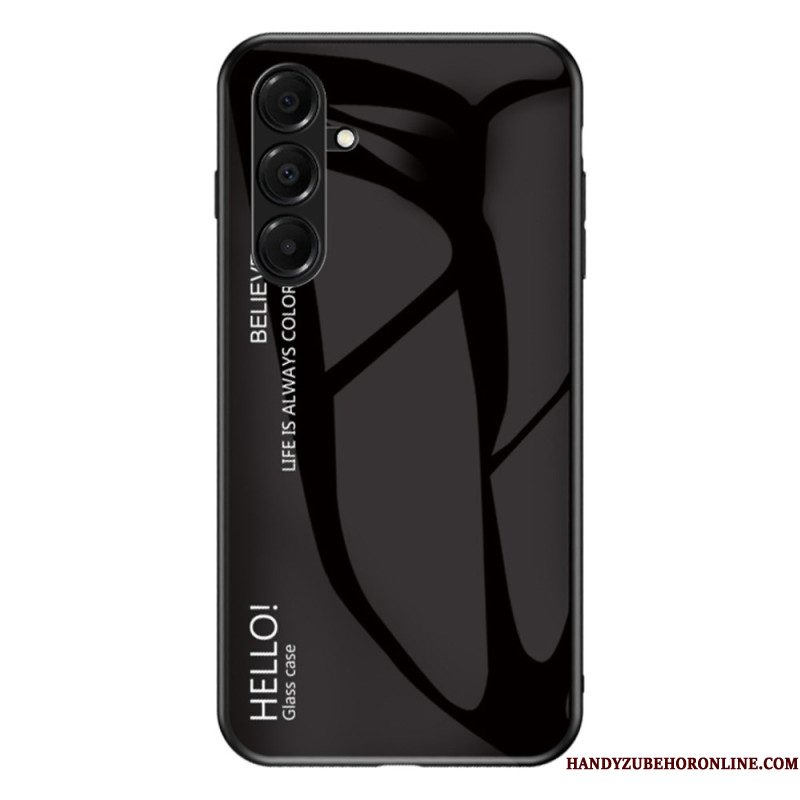 Hoesje Samsung Galaxy A17 4g / 5g Hello Gehard Glas Bescherming Hoesje