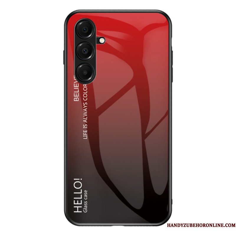 Hoesje Samsung Galaxy A17 4g / 5g Hello Gehard Glas Bescherming Hoesje