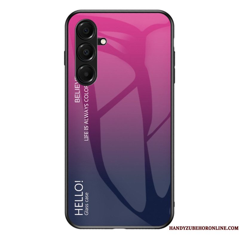 Hoesje Samsung Galaxy A17 4g / 5g Hello Gehard Glas Bescherming Hoesje