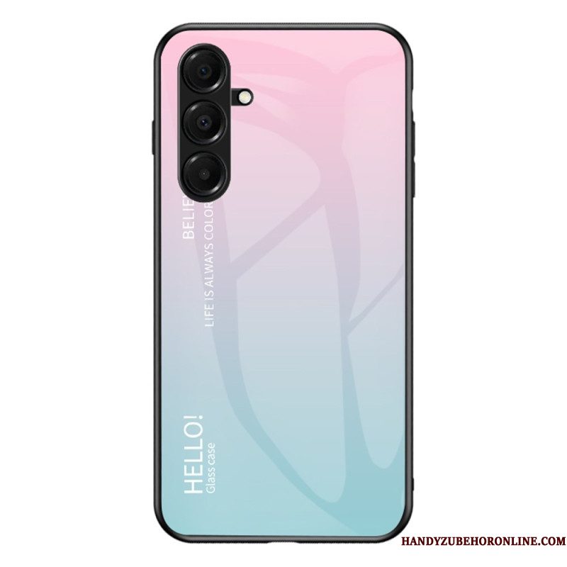 Hoesje Samsung Galaxy A17 4g / 5g Hello Gehard Glas Bescherming Hoesje