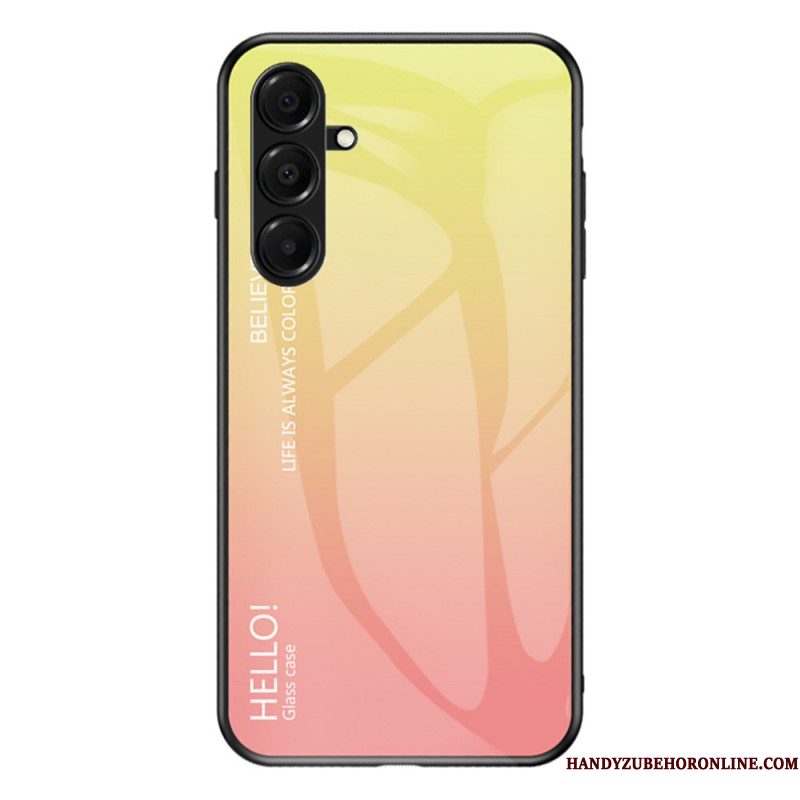 Hoesje Samsung Galaxy A17 4g / 5g Hello Gehard Glas Bescherming Hoesje